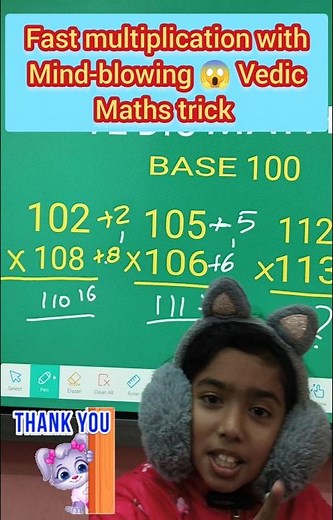 Fast multiplication with Mind-blowing 😱 Vedic Maths trick!