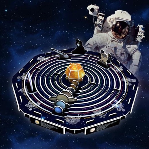 BEIBEI Paper 3D Spaceship Paper Puzzle Model DIY Apollo Lunar Module Handmade Solar System Miniature International Space Station Birthday Gifts | Lazada PH