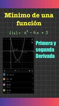 🤔 How to find the minimum of a function? | Very basic example | Mathematics for Machine Learning