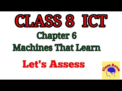 Class 8 ICT chapter 6 let's assess solving in mal and in English