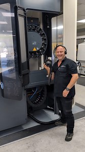 Our amazing DMG MORI DMC75 Monoblock getting an end of year clean. Craig & Callahan spent two days thoroughly cleaning and servicing to keep it pristine. #cncmachining | High Performance Diesel