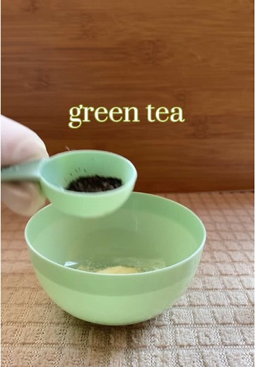 Face mask✨ .1powder milk 2. green tea 3.starch 4.yogurt (30 minute)#m#milkm#mask#face#facemaskf#fypシv#viralf#foryou