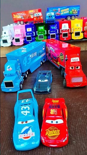 Lightning McQueen, The King Dinoco, Jackson Storm, McQueen Cars, McQueen Truck, Cars, Toys