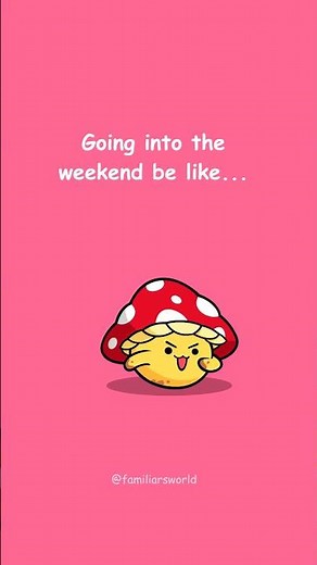 Hello, weekend — here I come! 🎉✨ #TGIF #weekendvibe #funny #cute #animation
