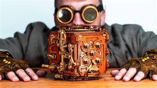 Solving The rarest Puzzle Box in the World!! (Steampunk Puzzle)