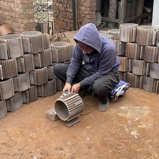 Incredible manufacturing process of electrical motors in factory #electricalmotor #manufacturing