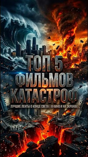 Топ 5 фильмов катастроф #кино #катастрофа #захватывающе #топ #фильмы