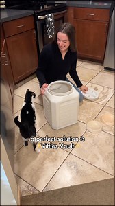 The old food container is letting great food go bad. Keep in the healthy benefits with Vittles Vault | Petmate Pet Products