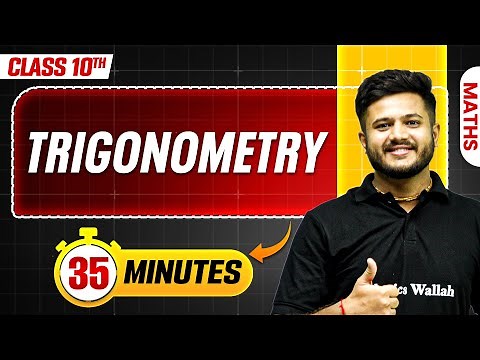 Trigonometry in 35 Minutes || Mind Map Series for Class 10th