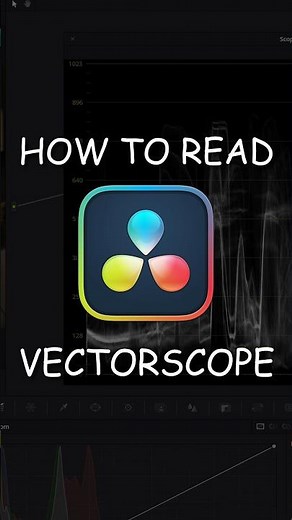 How to read the VECTORSCOPE!🧑‍💻🤝 #davinciresolve