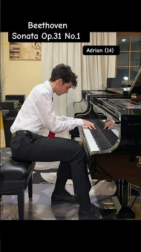 Beethoven Sonata Op.31 No.1 Adrian Gonzalez (14) #piano #classicalmusic #beethoven