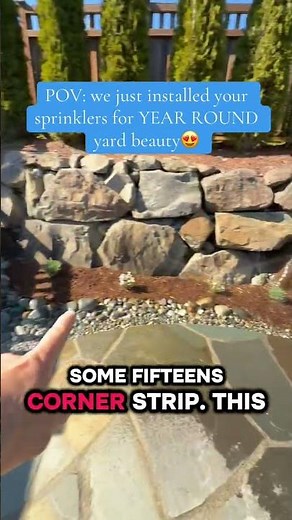 How do I install sprinklers in my yard? This yard in Bonney Lake is a great example of good work😉