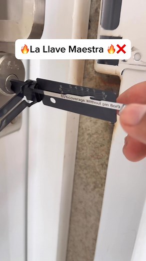 This is how the master key works professional locksmith tool 🔑🔥🚨........ Así funciona la llave maestra herramienta profesional de cerrajería 🔑🔥🚨…….. | Cerrajeros Master Locks