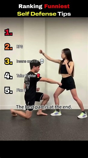 Ranking Best Self Defense Tips, like the best best.👍