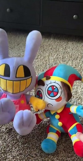 TADC Jax and Pomni Plushies Sing Daisy Bell ft. Zooble #tadc #tadcjax #tadcplushies