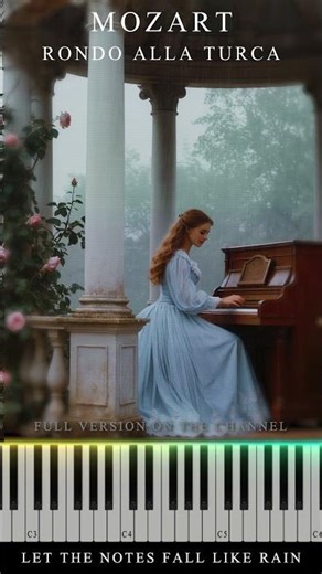 Mozart Rondo Alla Turca (Slowed + Rain) | You’ve Never Heard It Like This | Calm, Tension, Control