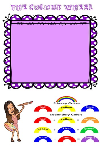 The color wheel worksheet