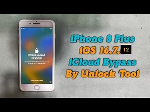 IPHONE 8 PLUS ICLOUD BYPASS BY UNLOCKTOOL