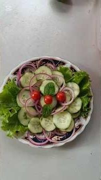 🥒 Fresh Cucumber Onion Salad Recipe | Healthy & Refreshing Salad #salad