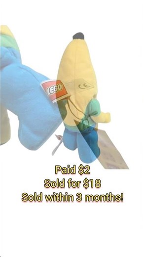 Sold a Lego Banana Guy Figure Character Stuffed Animal Manhattan Toy Company 10" Plush on depop