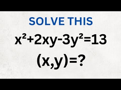 Can You Find Integer Solutions to This Quadratic Diophantine Equation?