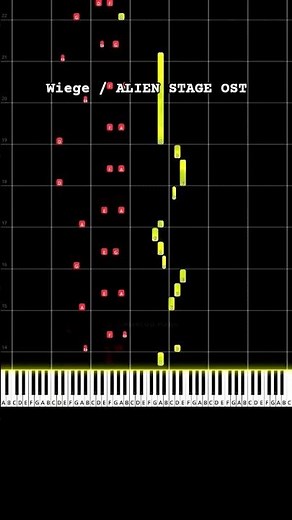 Wiege / ALIEN STAGE OST【Piano 1/4 】#alienstage