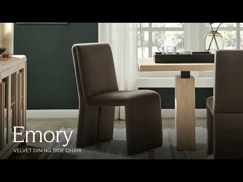 Emory Upholstered Performance Velvet Dining Side Chair