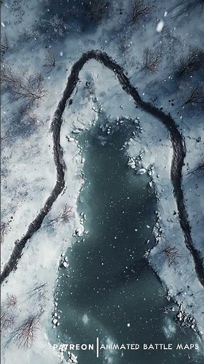 D&D | Coldmarsh Part 1 No Grid | Animated Battle Maps