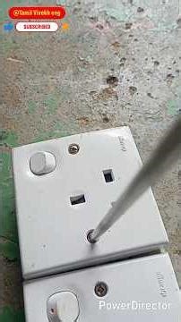 ⚡Socket Outlet-la one Line Current வருகிறது ❌L–N Connection Fault👇 Explained #shorts#socketoutlet
