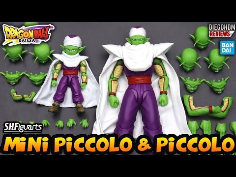 Unboxing and Review PICCOLO MINI and PICCOLO ADULTO Dragon Ball DAIMA SH Figuarts Bandai