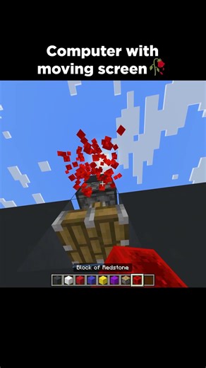 Minecraft Computer with moving screen
