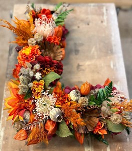 Floral Lettering Handmade With Artificial Flowers - Etsy Canada