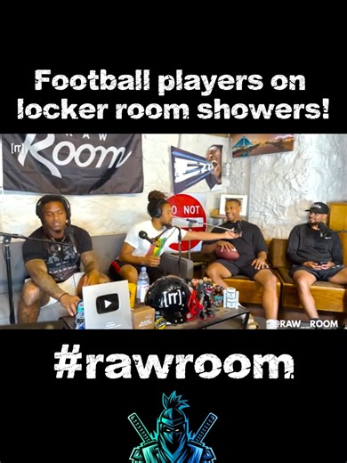 Football players on locker room showers! #fyp #rawroom #darrenbates #football
