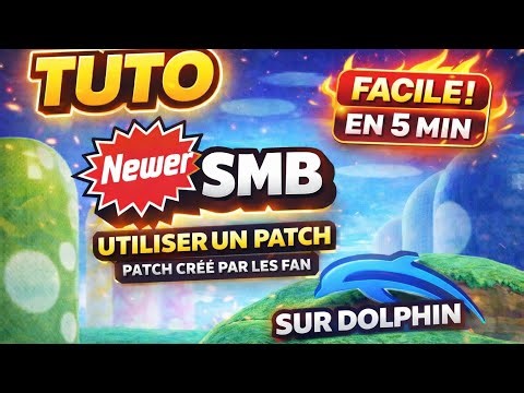 Comment utiliser un patch de Newer Super Mario wii Bros sur Dolphin