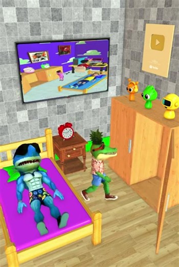 Gta v Broken alarm clock gta #animation #cartoon #fyp #viral #foryoupage