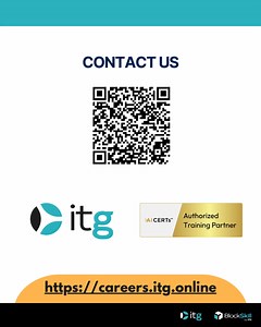 We’re excited to announce that ITG is now an Authorized Training Partner for AI CERTs™, the global leader in Artificial Intelligence and Cybersecurity Certifications. 🚀 New courses launching soon: ✅ AI Legal ✅ AI Everyone ✅ AI Ethics ✅ AI Executive 📲 Follow us for updates and scan to stay informed. 💡 Get ready to upskill and get certified with ITG! 🔗 https://careers.itg.online #AI #Cybersecurity #Training #AICERTs #ITG #FutureSkills #Certifications #Upskill #LearnAI #ComingSoon | ITG