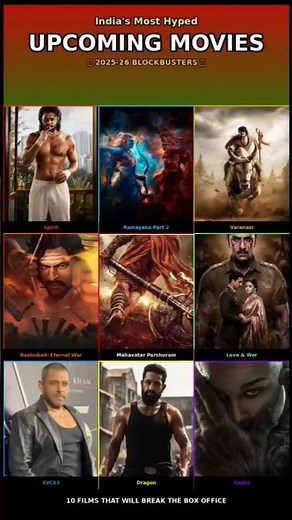 🔥 TOP 10 MOST HYPED UPCOMING INDIAN MOVIES 2027 | #shorts