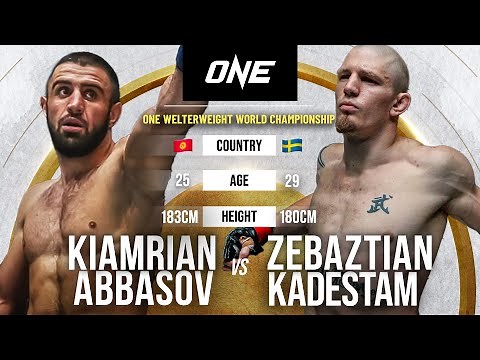 Kiamrian Abbasov vs. Zebaztian Kadestam | Full Fight