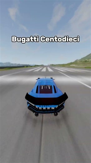 600 MPH in SECONDS - Bugatti vs Ferrari vs Ford #beamng #shorts