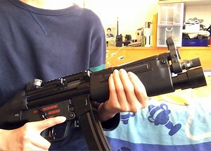 WE Airsoft Apache MP5 A2 GBB SMG