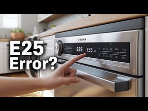 How to Fix E25 Error on Bosch Dishwasher Fast
