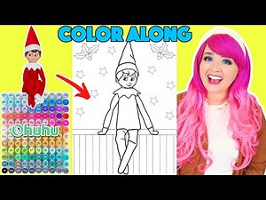 Color Elf on the Shelf Along With Me | COLOR ALONG WITH KIMMI
