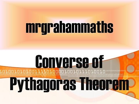 National 5 Maths Converse of Pythagoras Theorem