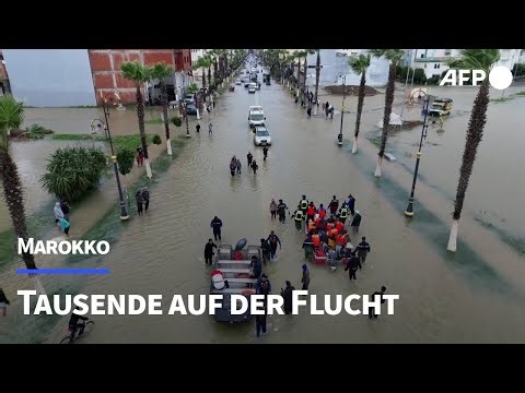 Nach Starkregen 50.000 Menschen in Marokko auf der Flucht | AFP