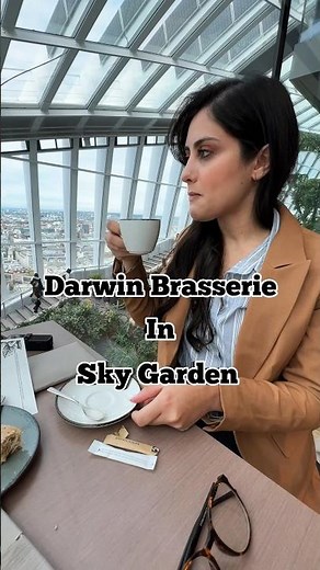 Lunch at the Darwin Brasserie in London’s Sky Garden! #skygarden #londonattractions #londontravel