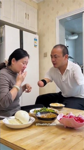 Faded Song | Armless Caring Husband🥰 #love #disabled #couple #viral #trending #cute #shorts #fyp