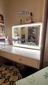 THEE best Vanity Mirror upgrade w/ @simplynessa15 and The Bling Landscape RGB Vanity Mirror 💅🥰💖⁠ ⁠ #ImpressionsVanity #VanityMirror #RGB #VanityInspo #Beauty #Makeup | Impressions Vanity Co.