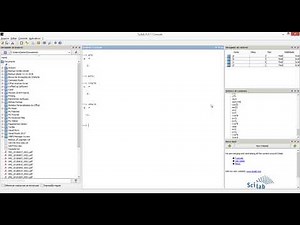 Armazenando dados em variáveis no Scilab