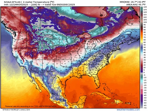 Starting next week...Winter is going to stake a claim in every state except FL! FL will get its chance in a few more weeks! | PC Weather Boy