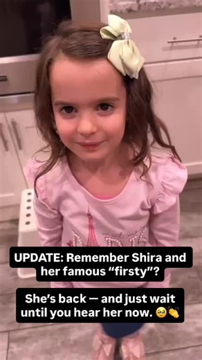 Shira’s first video of me teaching her to say (thirsty) correctly has gone viral. Just a few short weeks ago, she would say “firsty”. I believe it’s never too early to start correcting a child’s speech. The majority of my viewers agree with me, but there were a few who thought I should just leave her alone and her speech will correct itself. 🤔 Shira’s parents sent me this video. They are happy that I didn’t allow her to continue pronouncing words incorrectly. In this update video, you’ll notice